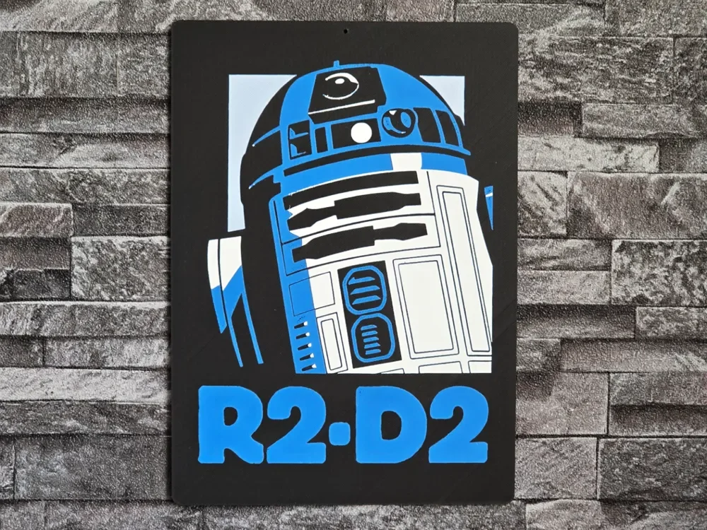 Hueforge R2D2 StarWars by StefBull85 HueForge model: Hueforge R2D2 StarWars by StefBull85