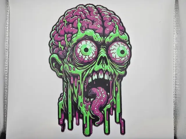 HueForge model: Zombie Brain by Kactus Fpv