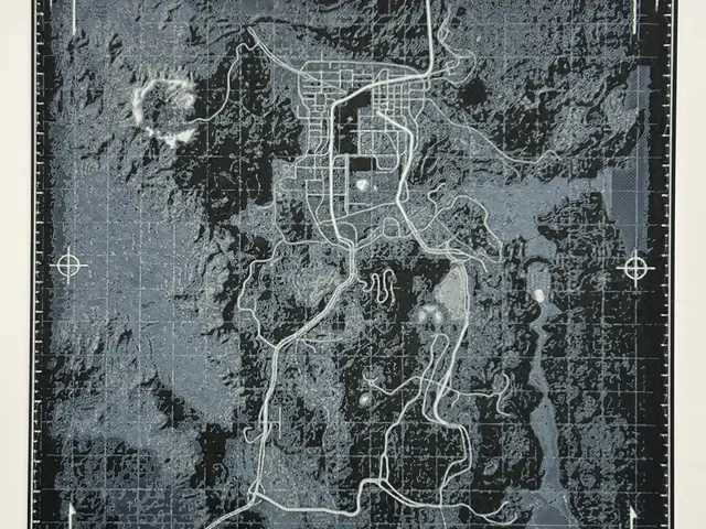 Fallout New Vegas World Map HueForge