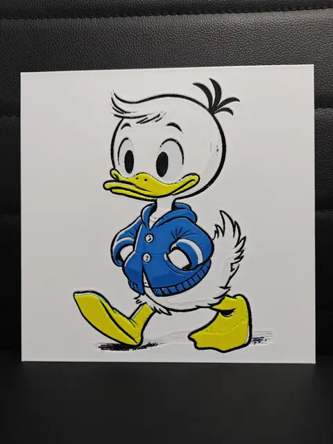 HueForge model: Dewey Duck by TheHueforgeLady