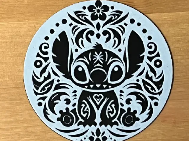 HueForge model: stitch coaster by Morganja