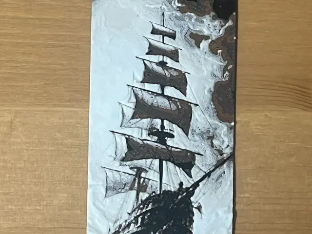 HueForge model: ship bookmark by Morganja
