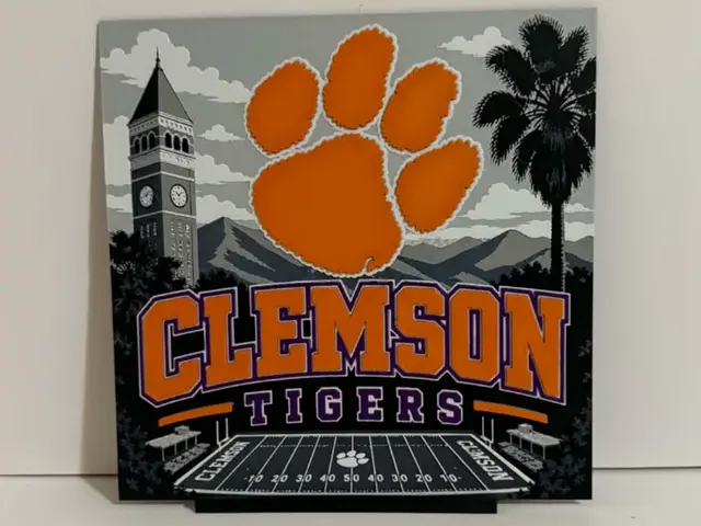 HueForge model: Clemson Hueforge by Magnolia Crafts
