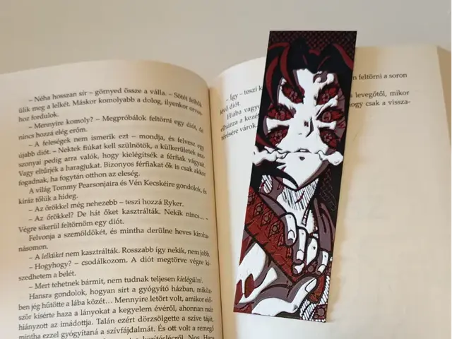 HueForge model: Demon Slayer - Kokushibo Bookmark by 3DNesy