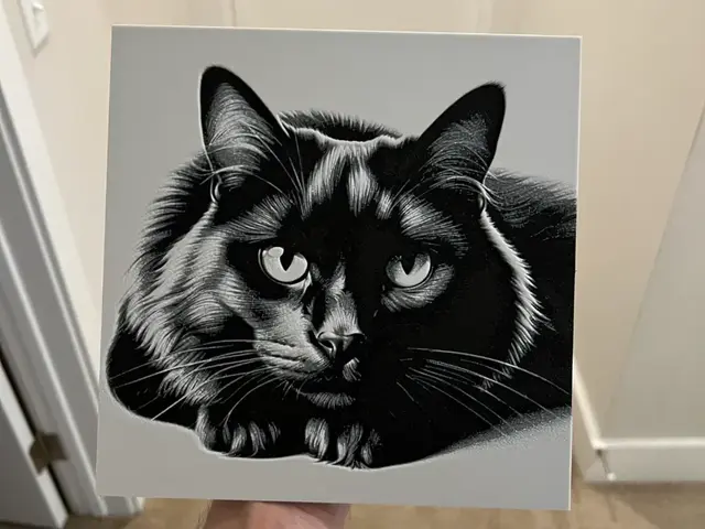 HueForge model: Black Cat Hueforge by RP47 Designs
