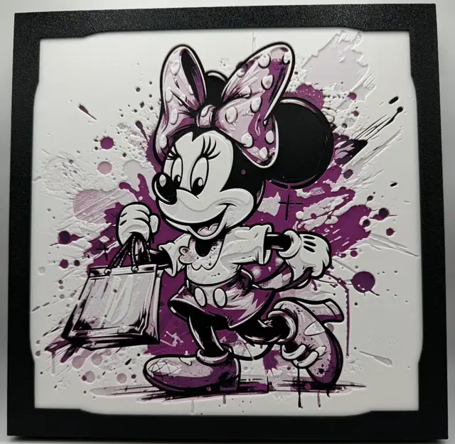 HueForge model: Minnie Mouse by Canadian Gamer