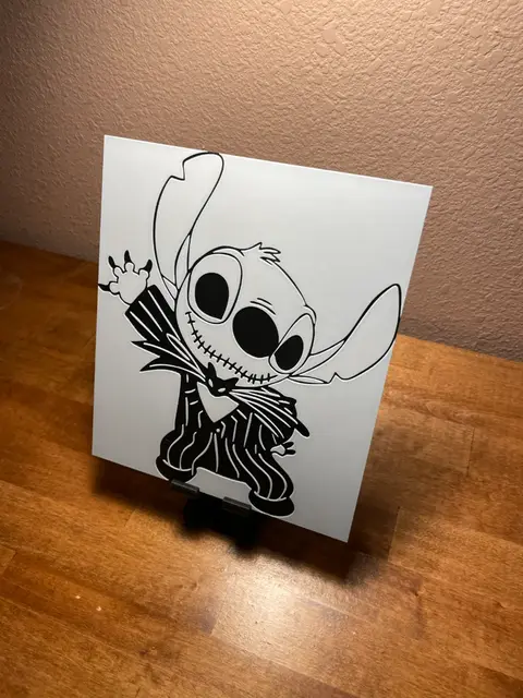 HueForge model: Hueforge - Disney - Stitch as Jack Skellington by Cloudy Nostalgia