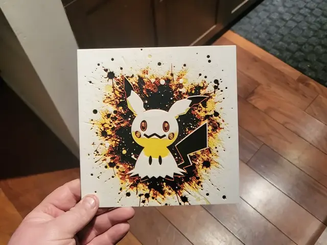HueForge model: Graffiti Mimikyu Hueforge by 3Ree Printing