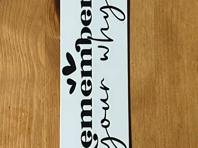 HueForge model: Remember your why bookmark by Morganja