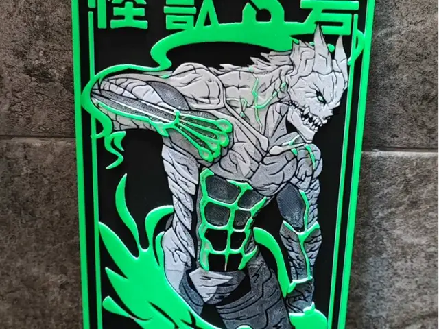 HueForge model: Kaiju 8 by Garuda3D
