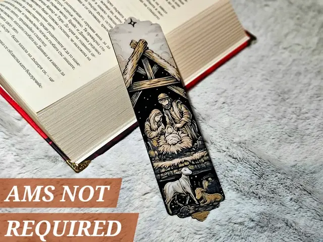 HueForge model: Nativity - Bookmark by C3D