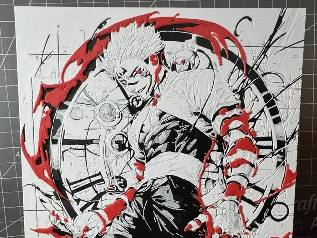 HueForge model: Hueforge of Sukuna from jujutsu kaisen by SBC Creations