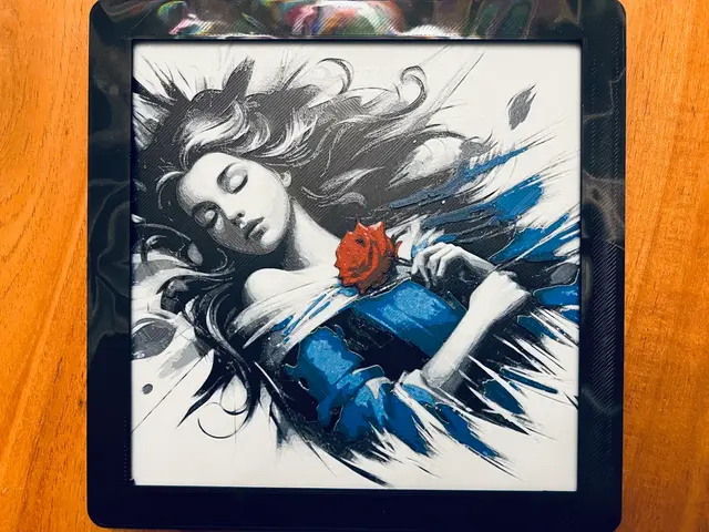 HueForge model: Sleeping Beauty (Aurora) by JustBe 3D Printing
