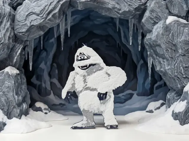 Abominable Snowman Hueforge - 3 simple colors