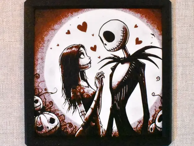 HueForge model: Jack and Sally Hueforge by Chris B