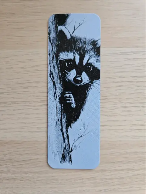 HueForge model: Raccon Bookmark by Atrus Design