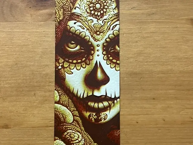 day of the dead bookmark