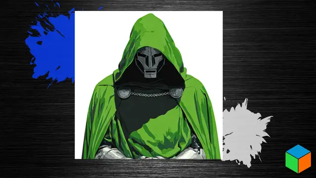 HueForge model: Doom Demands Your Print Bed — Villain Month Starts Here by 3D Prints By Vic
