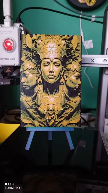 HueForge model: african goddes hueforge by KO Additive Labo