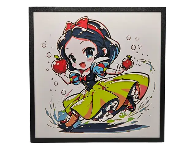 HueForge model: Snow White - Chibi Edition by BusyKikiBee