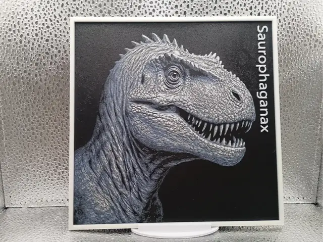 HueForge model: Saurophaganax – Hueforge 3D-Printed Artwork by Borishotch Industries