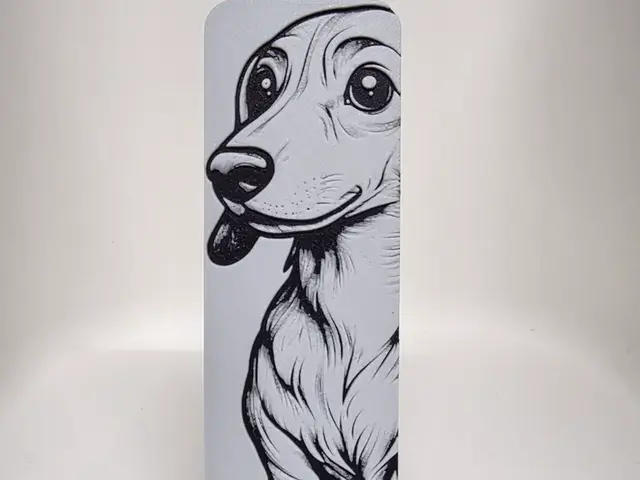 HueForge model: Dog Bookmark by Morganja