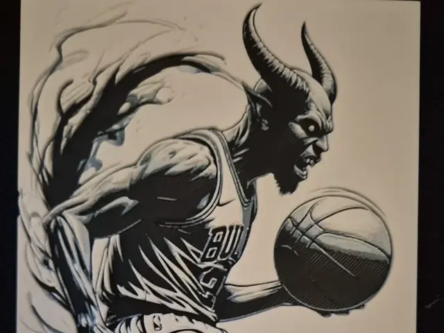 HueForge model: Basketball Devil hueforge by Buntsta