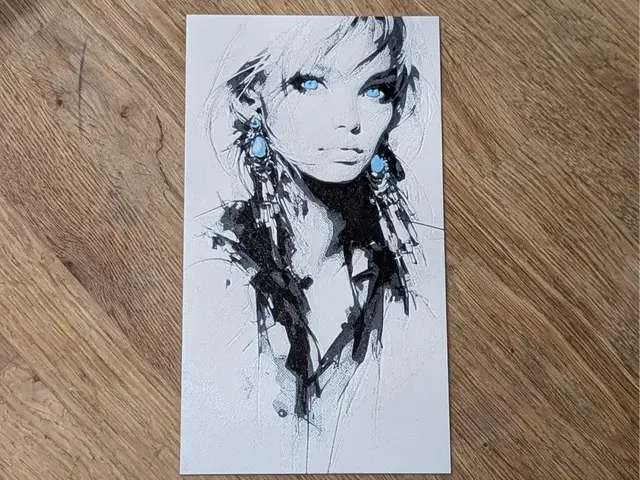 Beautiful Azure Eyes - Hueforge