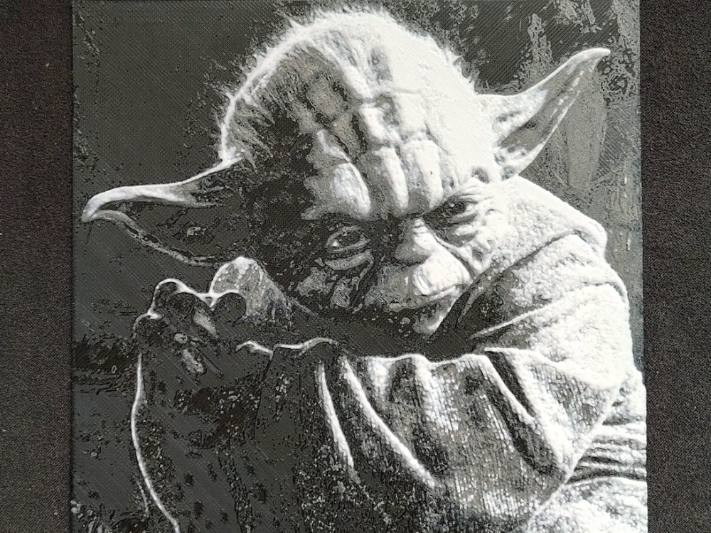 Yoda HueForge by fD.667 HueForge model: Yoda HueForge by fD.667