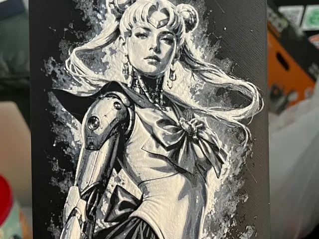 HueForge model: Cyber Sailor Moon Hueforge by Advancedtechworldwide