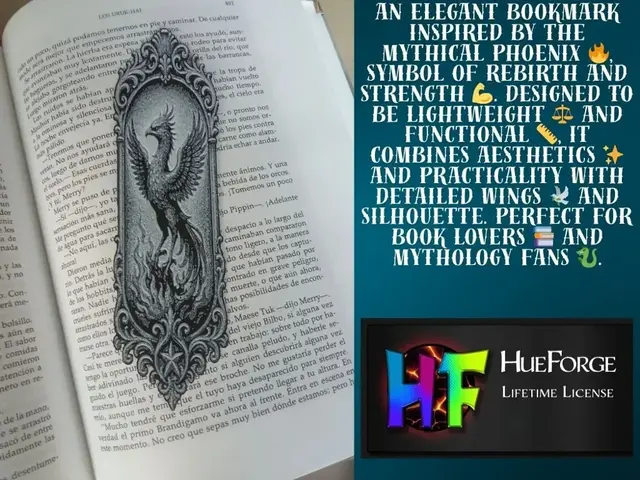 HueForge model: Bookmark FéniX by FYTY112