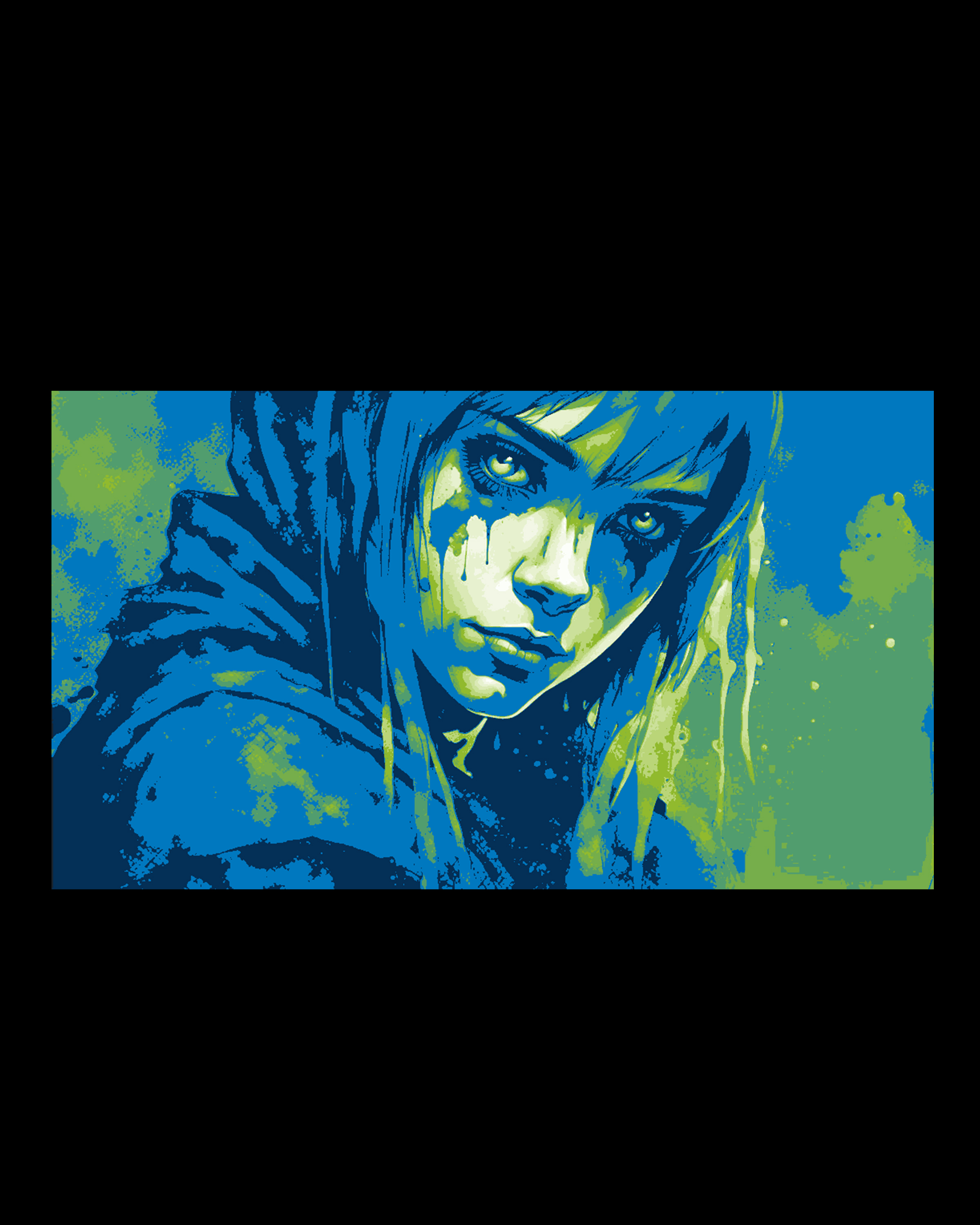 Hueforge art - Gloom Colors while watching the world - Wall Art by BooneCo3d HueForge model: Hueforge art - Gloom Colors while watching the world - Wall Art by BooneCo3d