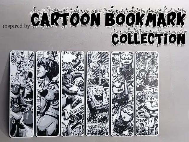 HueForge model: Comics Cartoon inspired bookmark collection by Danz