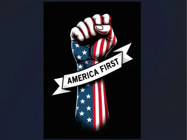 HueForge model: Hueforge America First by Luckyfer