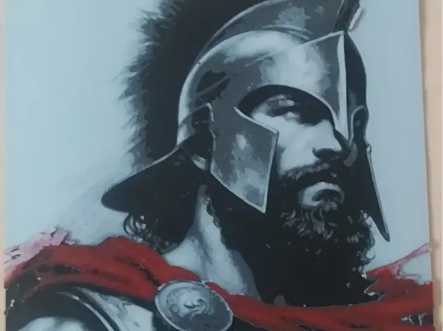 HueForge model: Leonidas, King of Sparta by 3Dprintsbar
