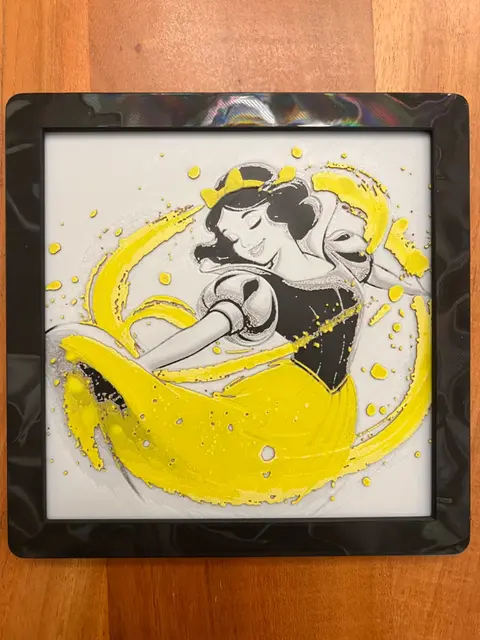 HueForge model: Snow White by JustBe 3D Printing