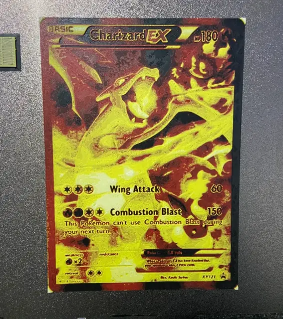 HueForge model: CharizardEX 180 HP Pokemon Card by Morganja