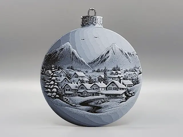Winter Village Christmas Tree Decoration Ornament