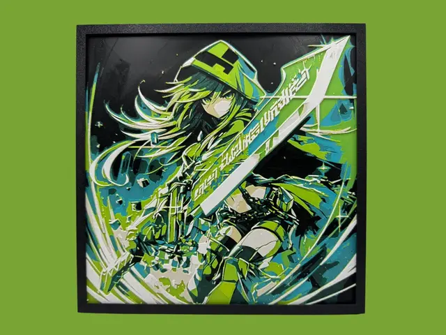 HueForge model: Minecraft Creeper - Anime Cosplay by Canadian Gamer