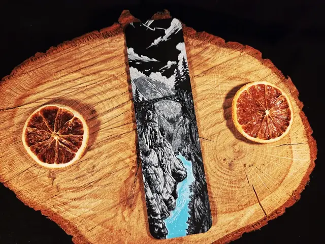 HueForge model: The Canyon Path  bookmark by EternalDesigns3D