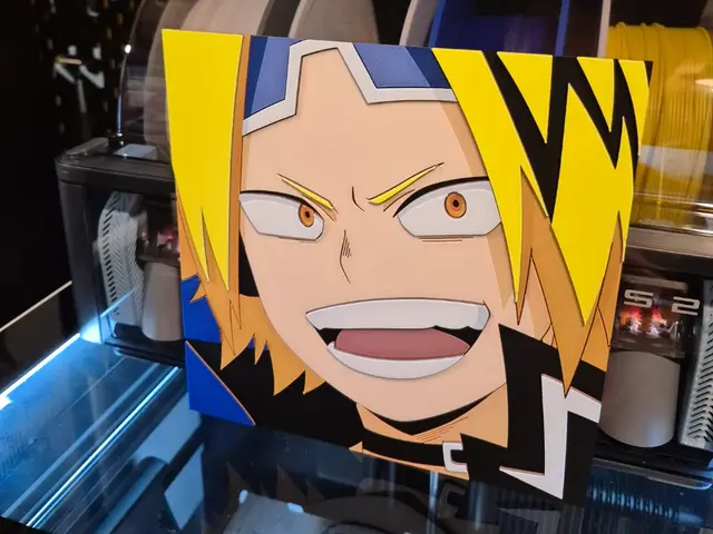 HueForge model: My Hero Academia - Chargebolt Closeup MHA Hueforge by Glitch Kitten
