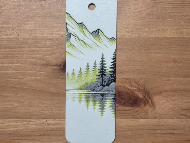 HueForge model: Mountain Bookmark by Morganja