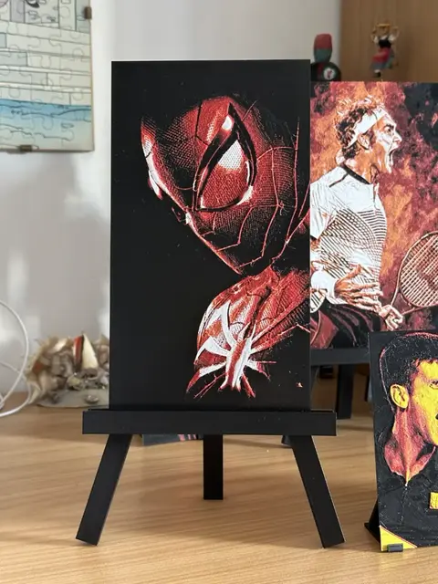 Marvel Spiderman face HueForge 131x233