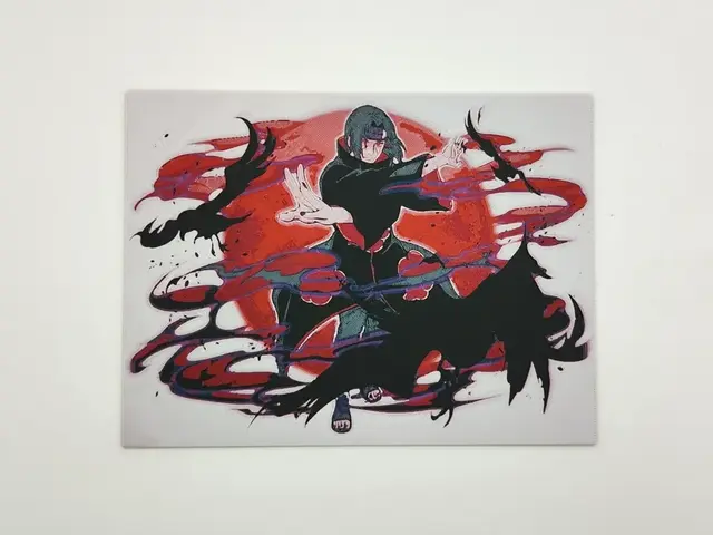 HueForge model: Naruto - Itachi Uchiha 1 hueforge by Altf4-Formation