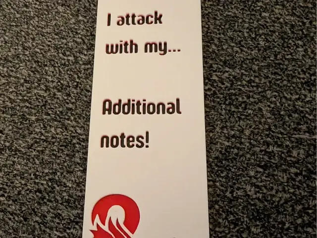 HueForge model: D&D Saying Bookmark 'I Attack with my Addl notes' by IslandLooter