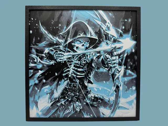 HueForge model: Skeleton Archer - Dungeons and Dragons by Canadian Gamer