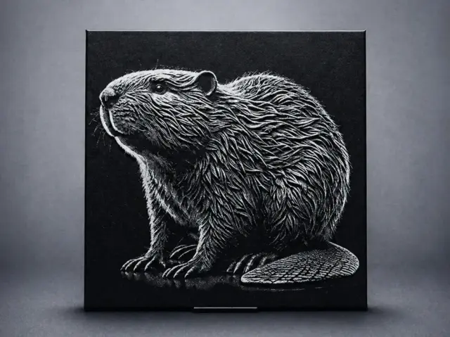 HueForge model: Beaver by Aleksandr
