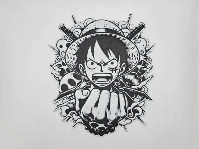 HueForge model: Luffy One Piece by Kactus Fpv