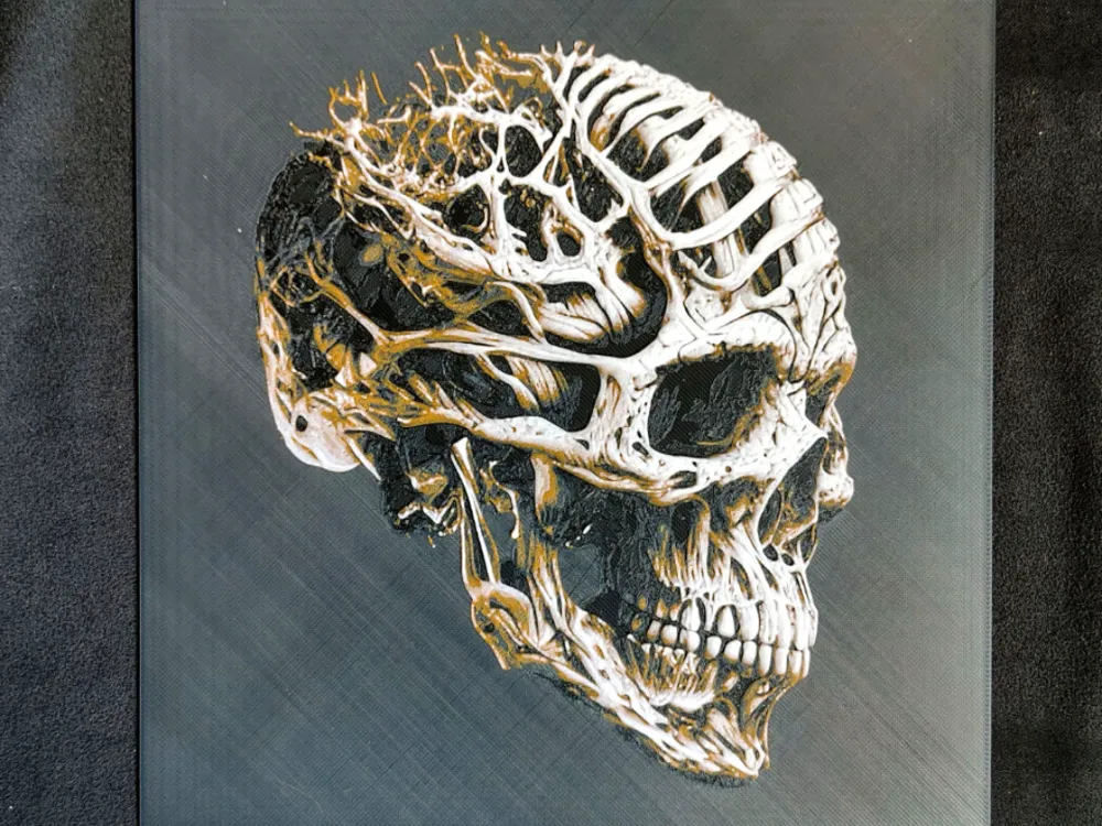 Skull HueForge by fD.667 HueForge model: Skull HueForge by fD.667
