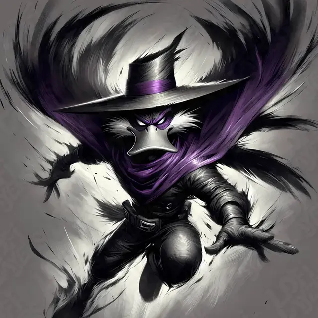 HueForge model: Darkwing Duck by LoFi Layers